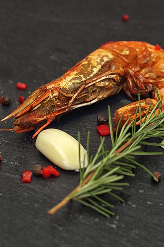 Gebakken koningsgarnaal