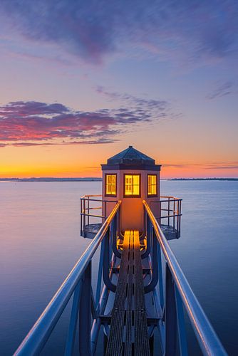 Sunrise at Oostmahorn gauge