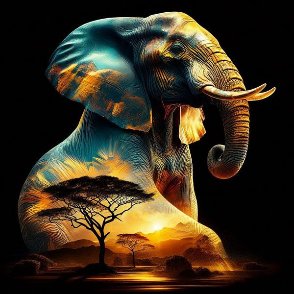 The elephant by Moni Baum