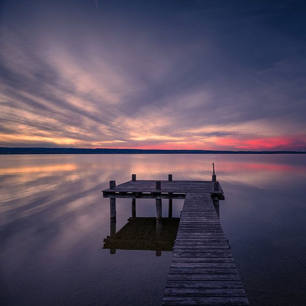Le crépuscule à l'Ammersee par Denis Feiner