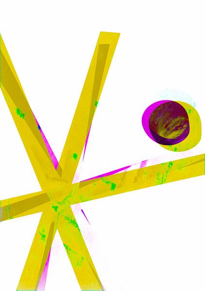 Star Child - Cancer Star Sign Abstract by Mad Dog Art