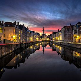 Night and day in Brugge by Remco van Adrichem