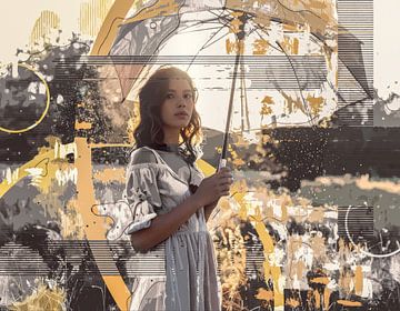 Under the umbrella by Emiel de Lange