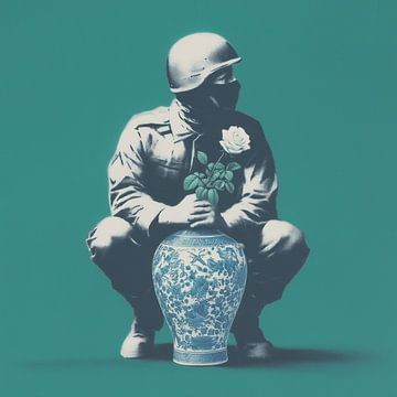 Stencil-style: Combat Garden Club van PixelMint.