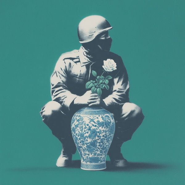 Stencil-style: Combat Garden Club van PixelMint.