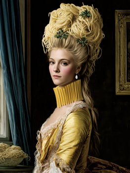 Old Masters with a Twist – Pasta Mania Queen