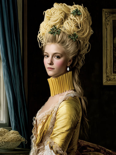 Old Masters with a Twist – Pasta Mania Queen