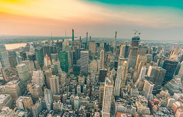 New York City Midtown Manhattan at Sunset by Patrick Groß