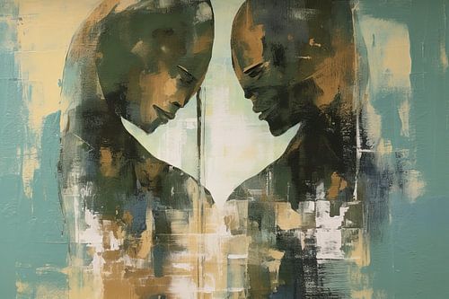 Schilderij Gentle Sanctuary | Hug me