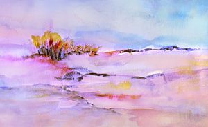 Baumgruppe mit Pink