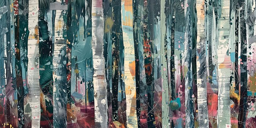 Birch forest by Bert Nijholt