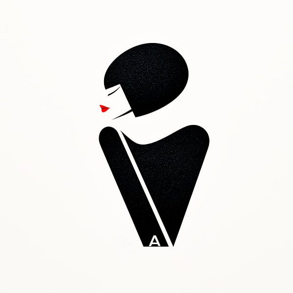 L'élégance silencieuse en noir et blanc par Karina Brouwer