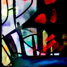 Church window abstraction by Petra Dreiling-Schewe