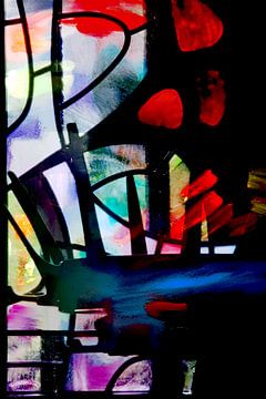 Church window abstraction by Petra Dreiling-Schewe
