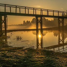 Zonsopkomst boven de Bizonbaai by Arjan Schalken