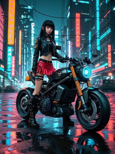cyberpunk at night city