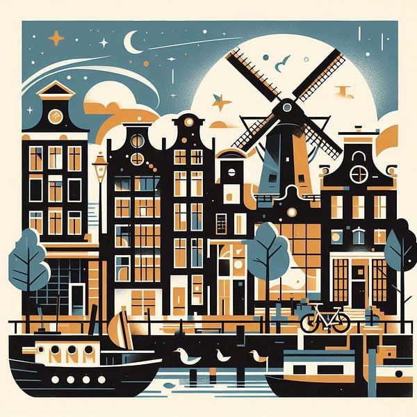 Tile art ( 4 ) by Ineke de Rijk