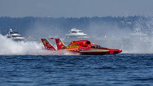 H1 Unlimited Wasserflugzeug-Rennboot.