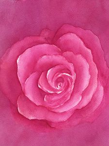 Traum einer Rose Hochformat