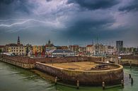 Sturm über Vlissingen von Sander Poppe Miniaturansicht