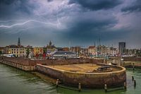 Storm boven Vlissingen