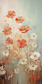 Flower painting by Wonderful Art