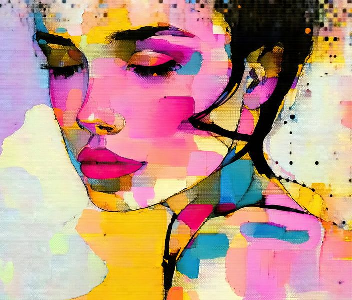 Women's portrait by Wonderful Art
