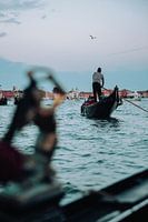 Canal Grande met de gondel in Venetië
