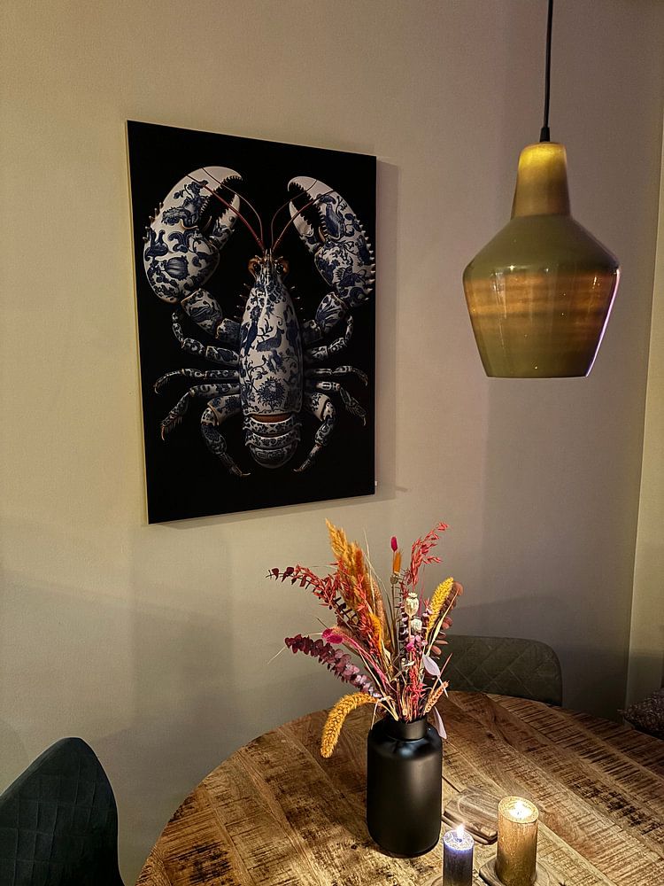 Hummer (Nr. 5) in Delfter Blau, Hummer, Kunsthummer - ohne Nr. 5 von Dunto Venaar