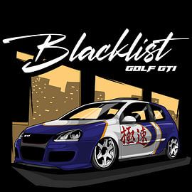 Blacklist GTI auto op populair videospel van CFStore