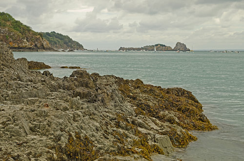 The rocky coast near Cancale