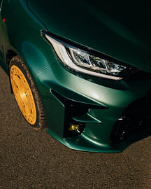 Rally Heritage – Toyota GR Yaris Front Detail & Gold Wheel by Mohit Hambiria