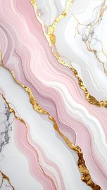 Gesteente van marmer en goudaders C van AidasignArt