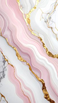 Naturstein mit Adern aus Gold von AidasignArt