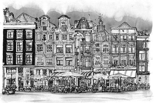 Nieuwmarkt De Wallen Amsterdam Nederland