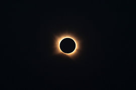 Solar Corona During Total Solar Eclipse Totality Phase in Spain