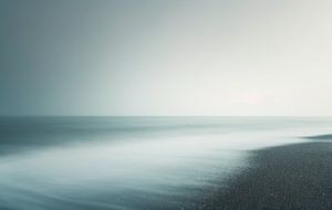 Verschwommener Meerblick Minimalismus