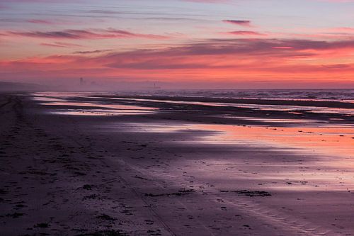December op het strand