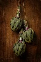 hanging artichokes