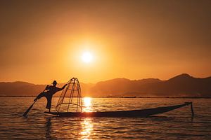 Die Fischer vom Inle See in Myanmar