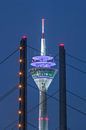 Rheinturm zwischen den Brückenpfeilern von LICHTERKISTE Miniaturansicht