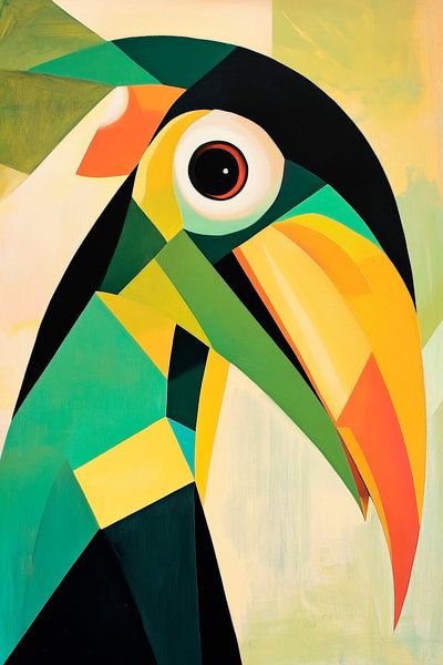 Splendeur géométrique - Espace toucan par Poster Art Shop