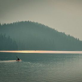 Lake Minnewanka sur Henriëtte Wanders