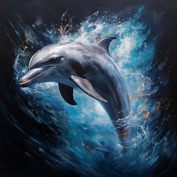 Delfin künstlerisch von TheXclusive Art