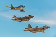 U.S. Air Force Heritage Flight. van Jaap van den Berg thumbnail