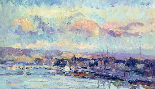 Albert Charles Lebourg,Uitzicht op Parijs