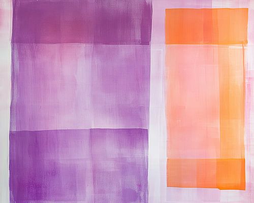 Contraste des couleurs | Zones de couleurs rectangulaires abstraites