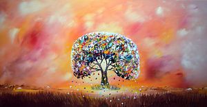 Tree of Life van Gena Theheartofart