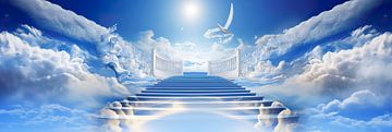 Stairway to Heaven - Inspiriertes Kunstwerk von Led Zeppelin von Surreal Media