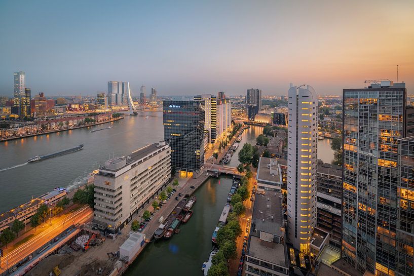 Uitzicht Red Apple van Prachtig Rotterdam